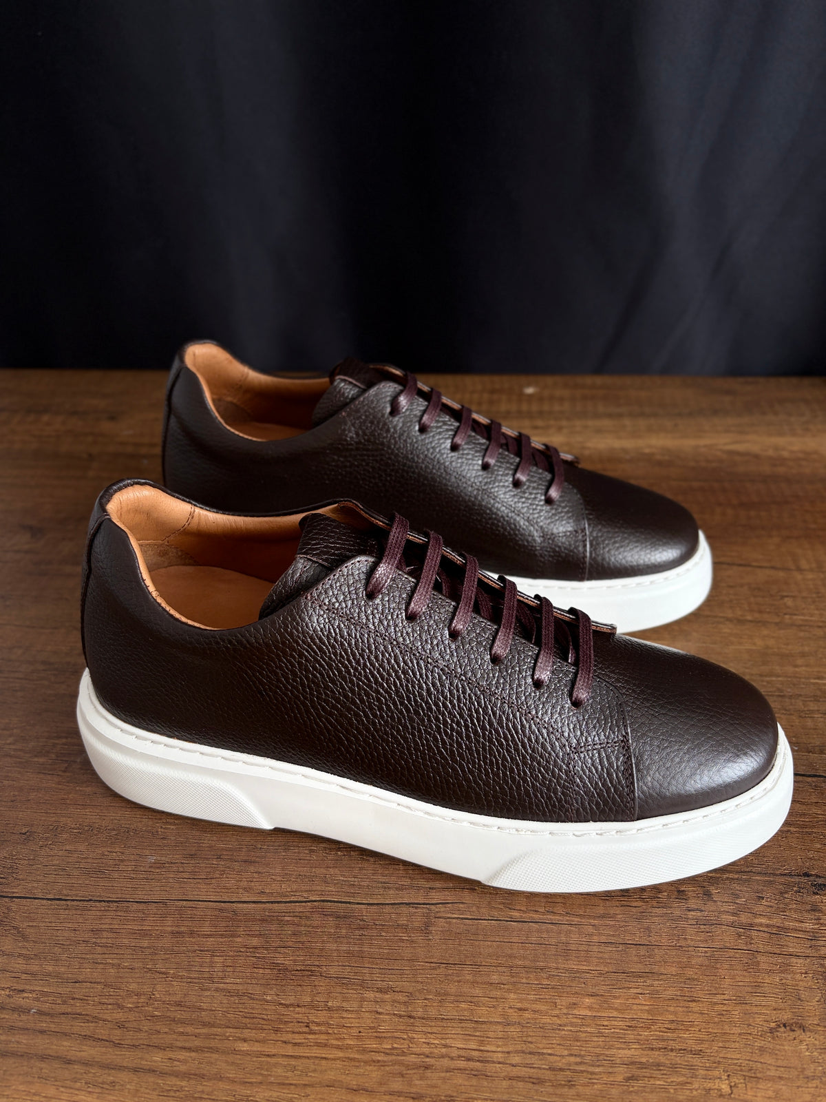 Gadoshoes Kahve Deri Ayakkabı (+7cm)