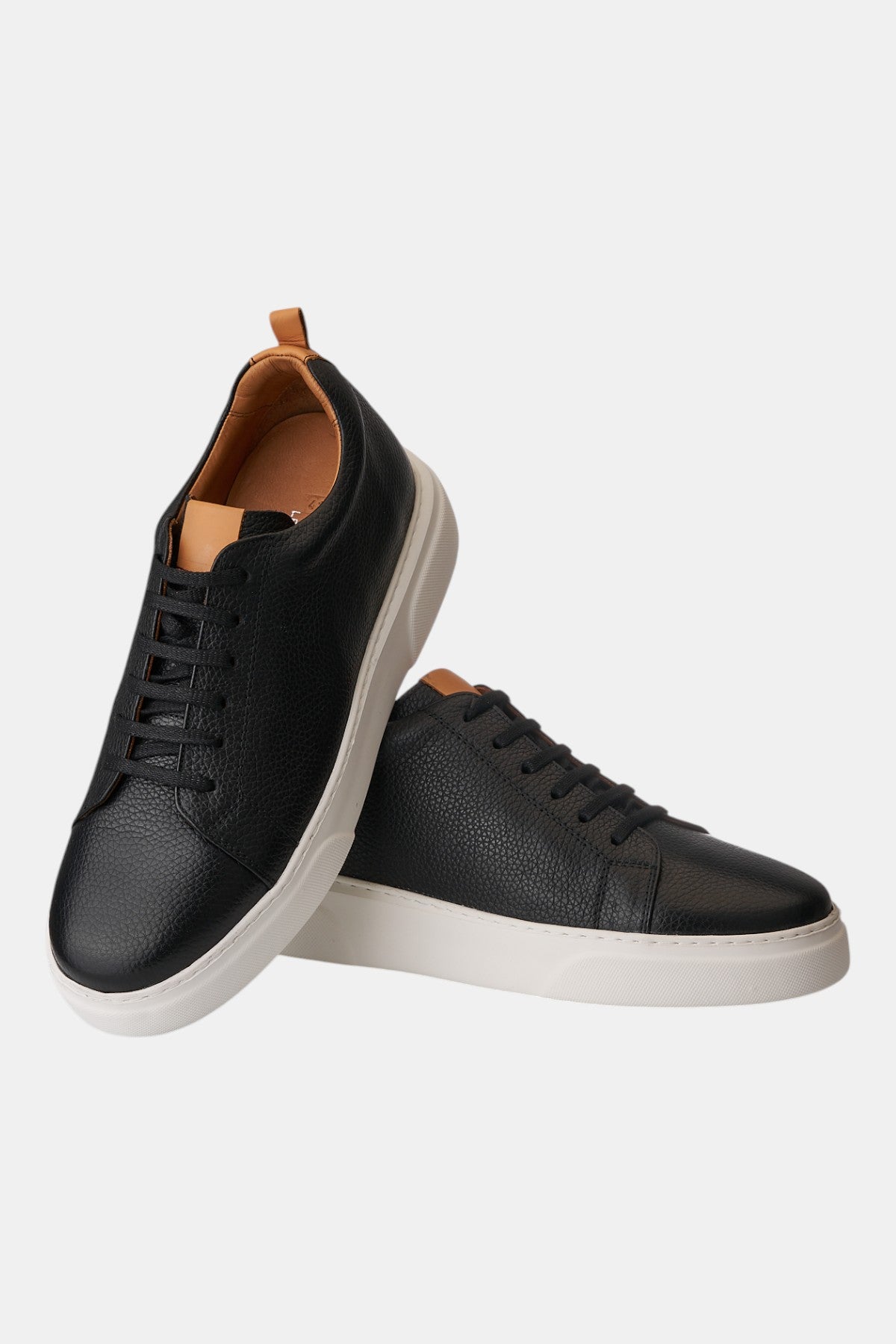 Gadoshoes Siyah Deri Ayakkabı (+7 cm)