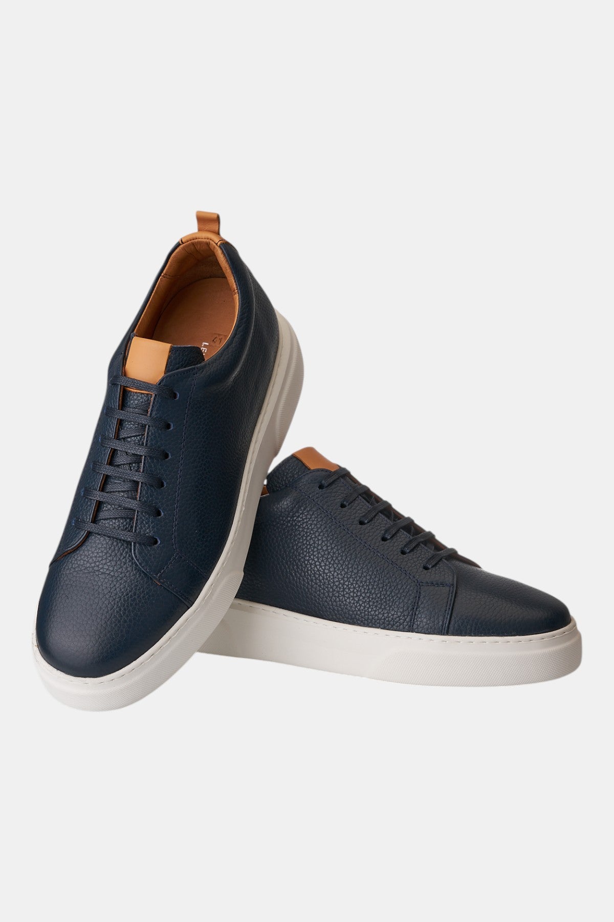 Gadoshoes Lacivert Deri Ayakkabı (+7 cm)