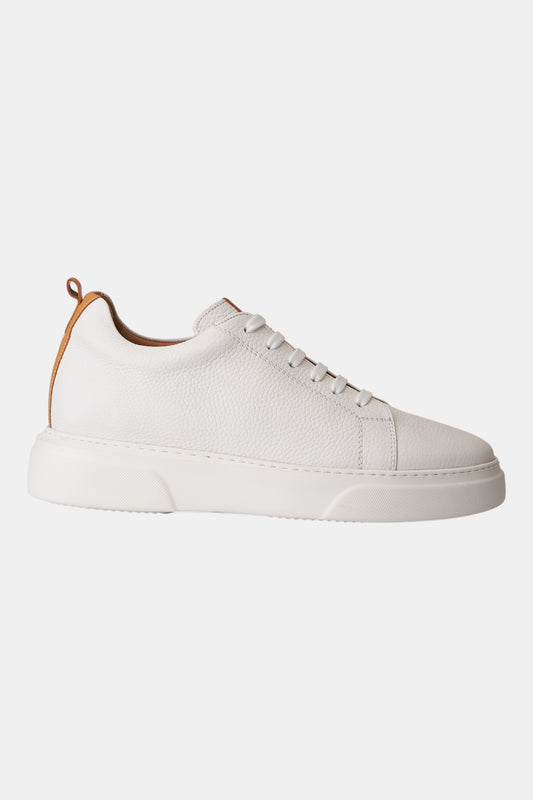 Gadoshoes Beyaz Deri Ayakkabı (+7 cm)