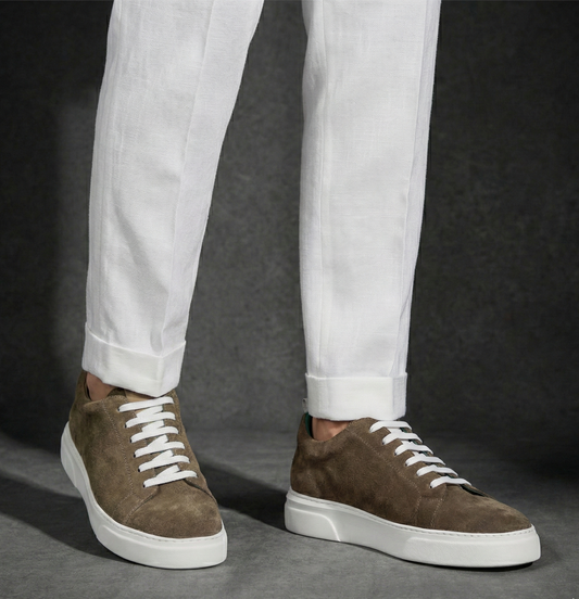 Gadoshoes Vizon Süet Hakiki Deri Ayakkabı (+7cm)