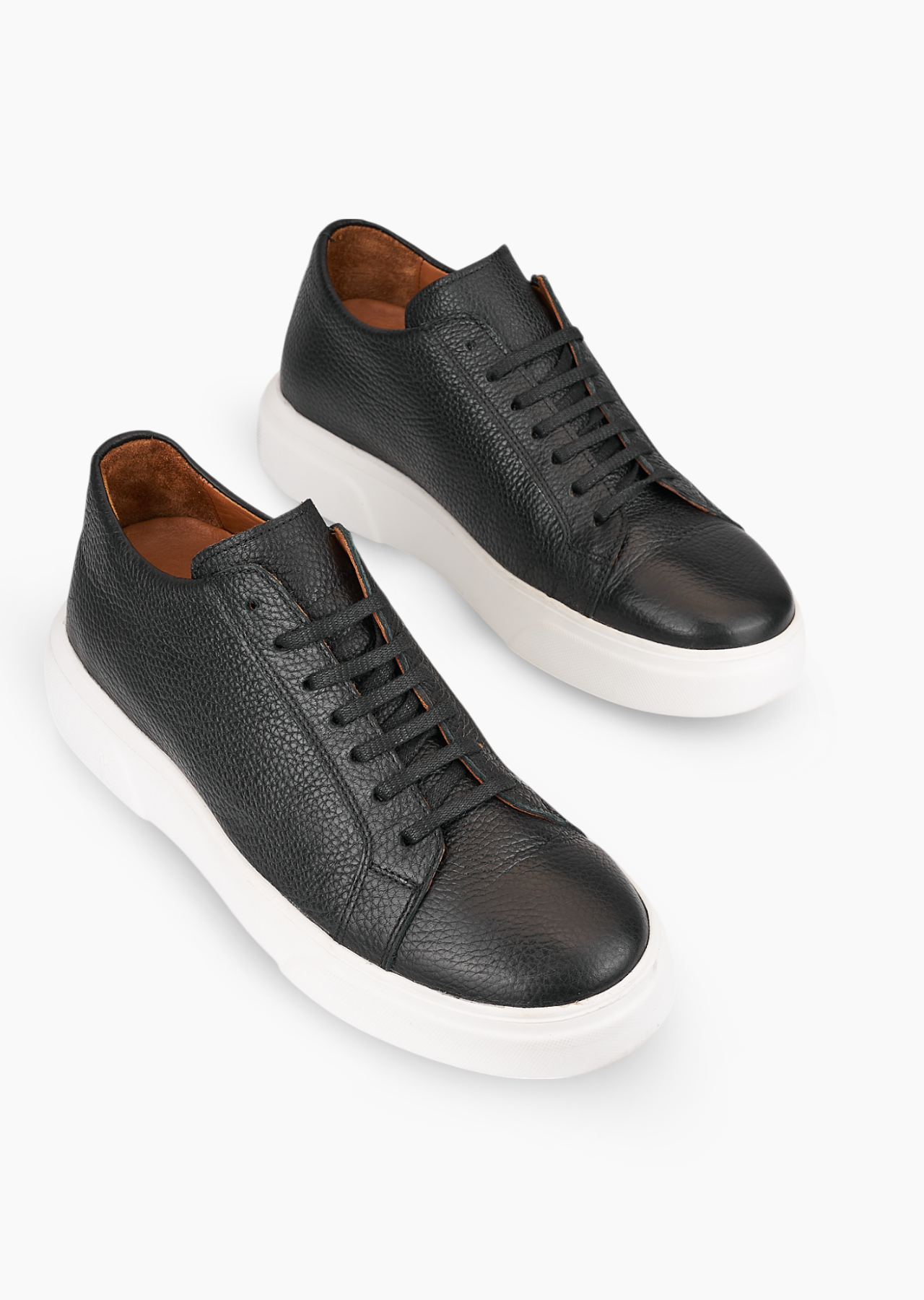 Gadoshoes Siyah Deri Ayakkabı (+7 cm)