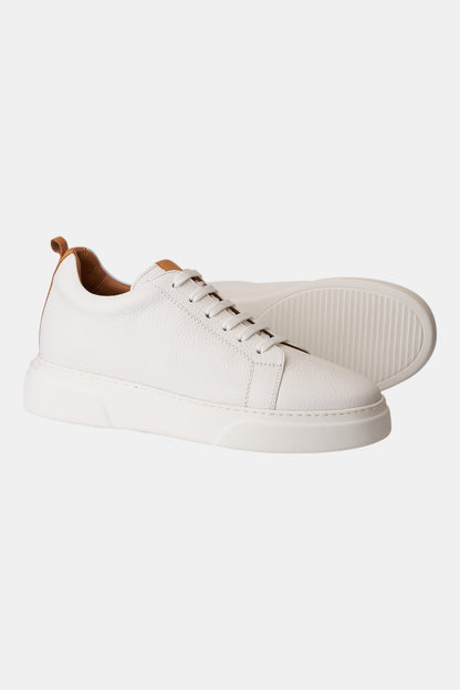 Gadoshoes Beyaz Deri Ayakkabı (+7 cm)