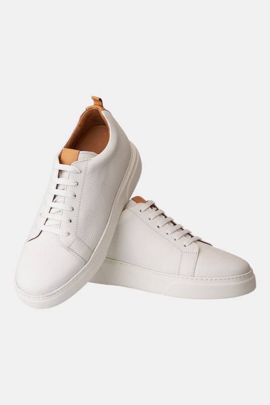 Gadoshoes Beyaz Deri Ayakkabı (+7 cm)