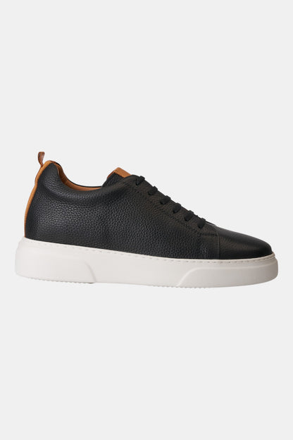 Gadoshoes Siyah Deri Ayakkabı (+7 cm)