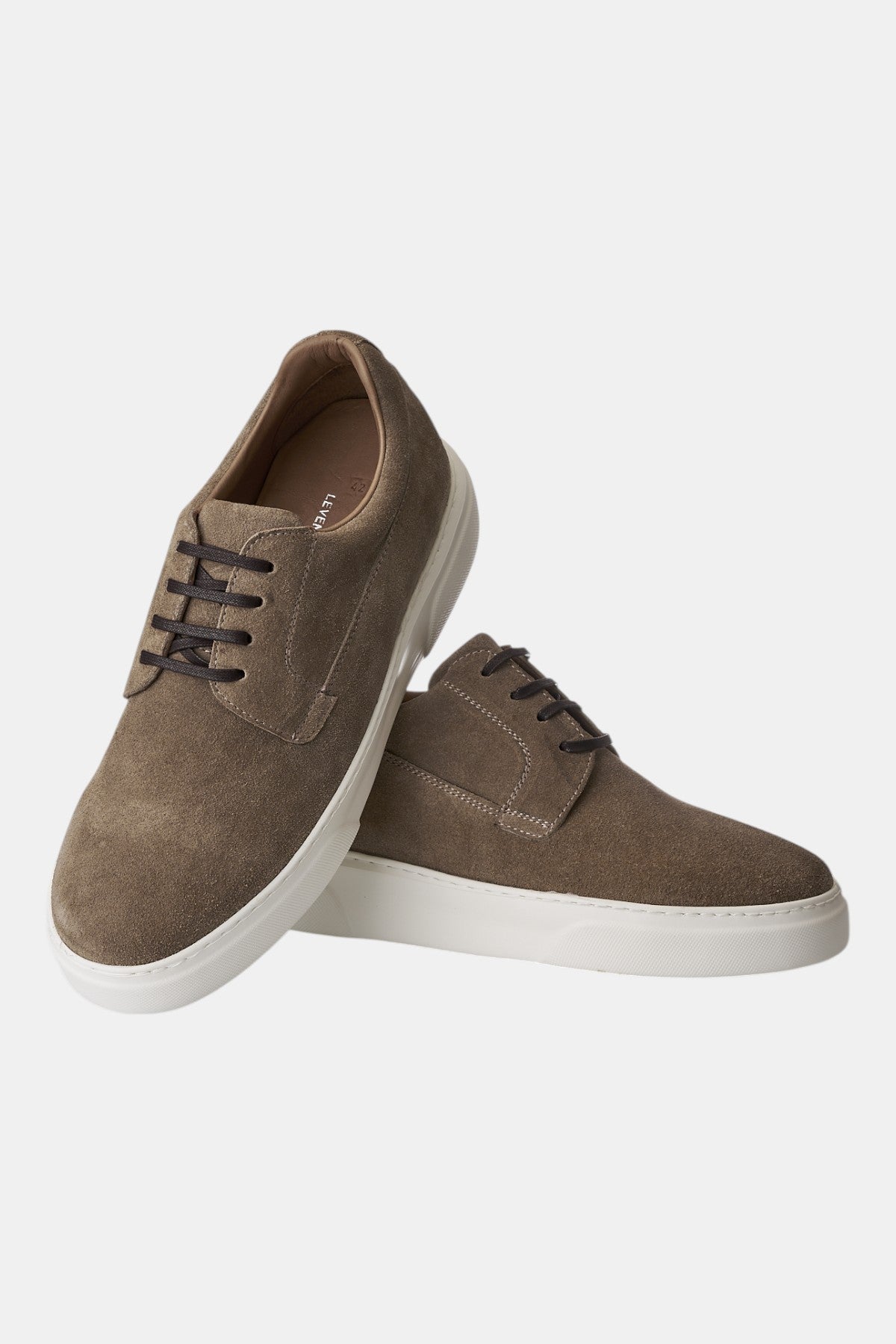 Gadoshoes Vizon Süet Casual Deri Ayakkabı (+7 cm)