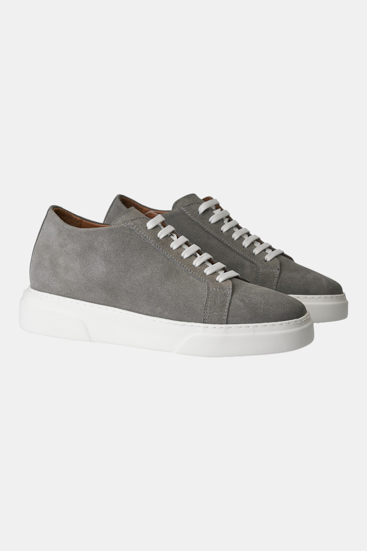 Gadoshoes Gri Süet Ayakkabı (+7 cm)