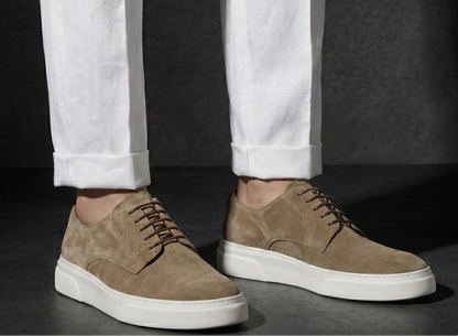 Gadoshoes Vizon Süet Hakiki Deri Klasik Ayakkabı (+7cm)