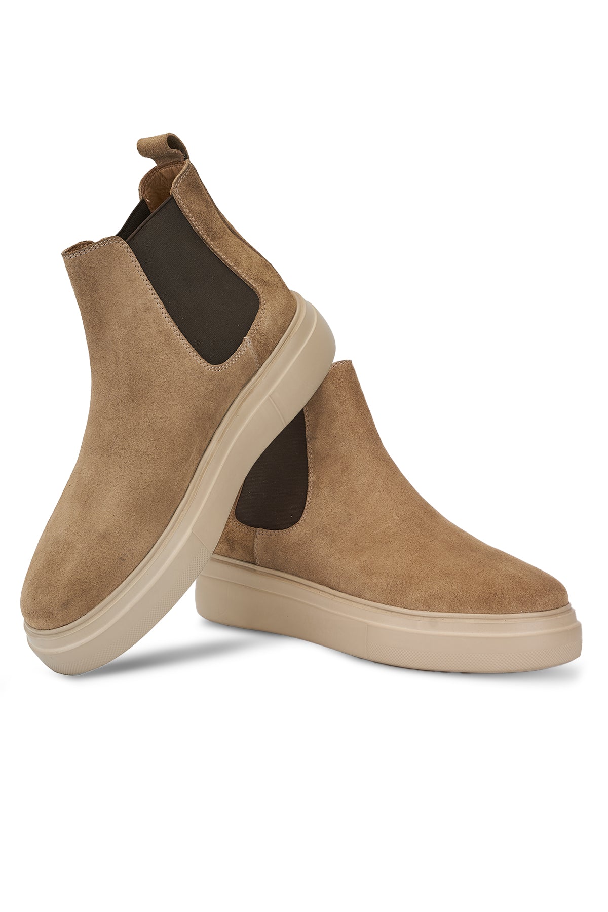 Gadoshoes Bej Deri Bot (+7 cm)