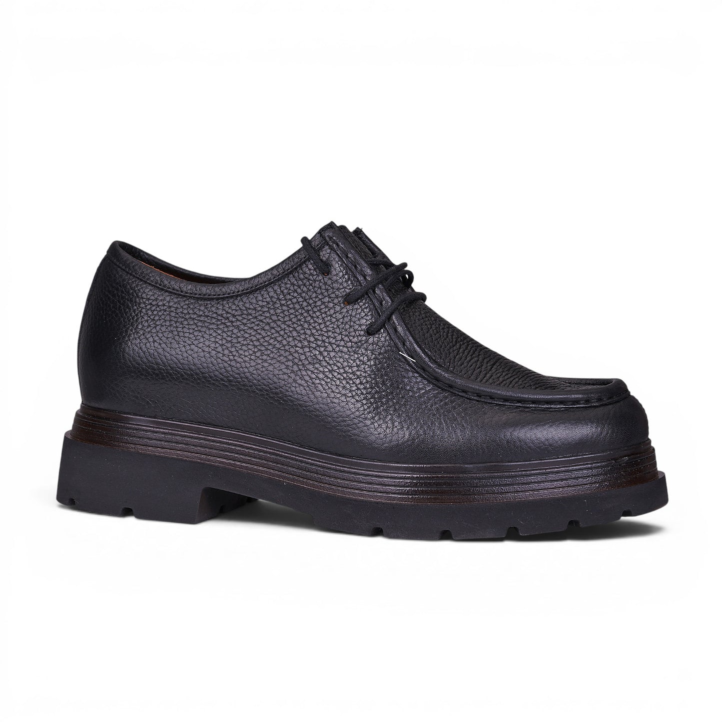 Gadoshoes Shadow Siyah Deri Klasik Ayakkabı (+8.5cm)