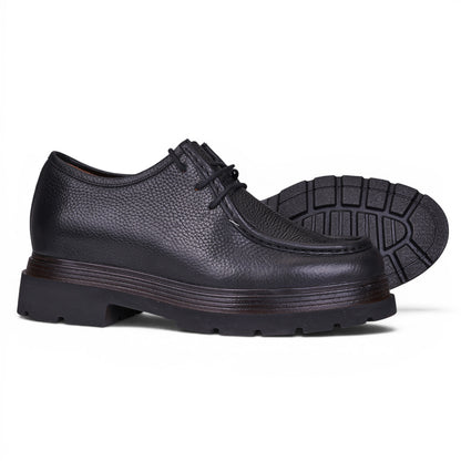 Gadoshoes Shadow Siyah Deri Klasik Ayakkabı (+8.5cm)