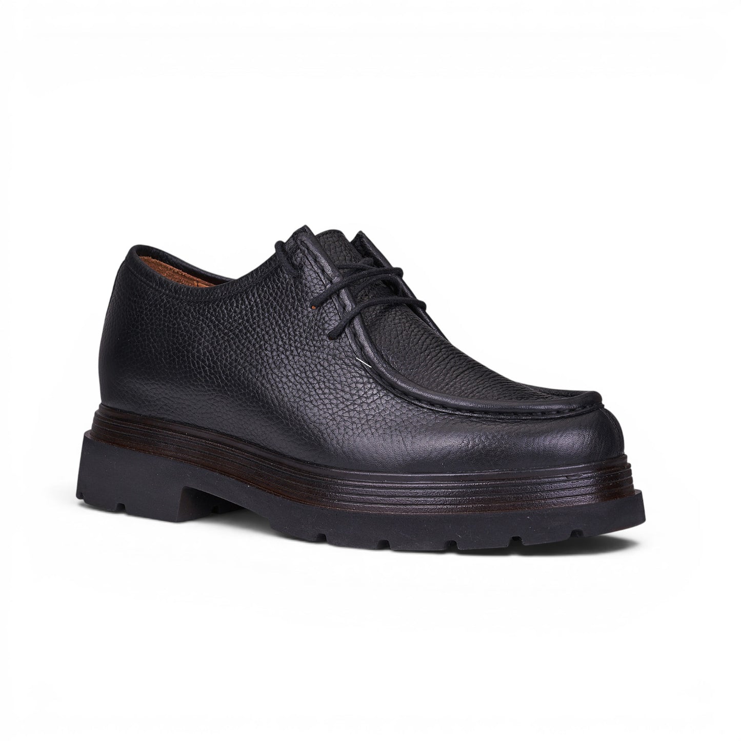 Gadoshoes Shadow Siyah Deri Klasik Ayakkabı (+8.5cm)