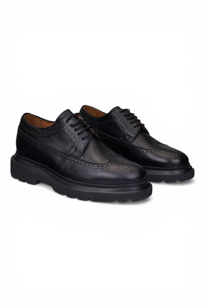 Gadoshoes Calvero Siyah Deri Ayakkabı (+7cm)