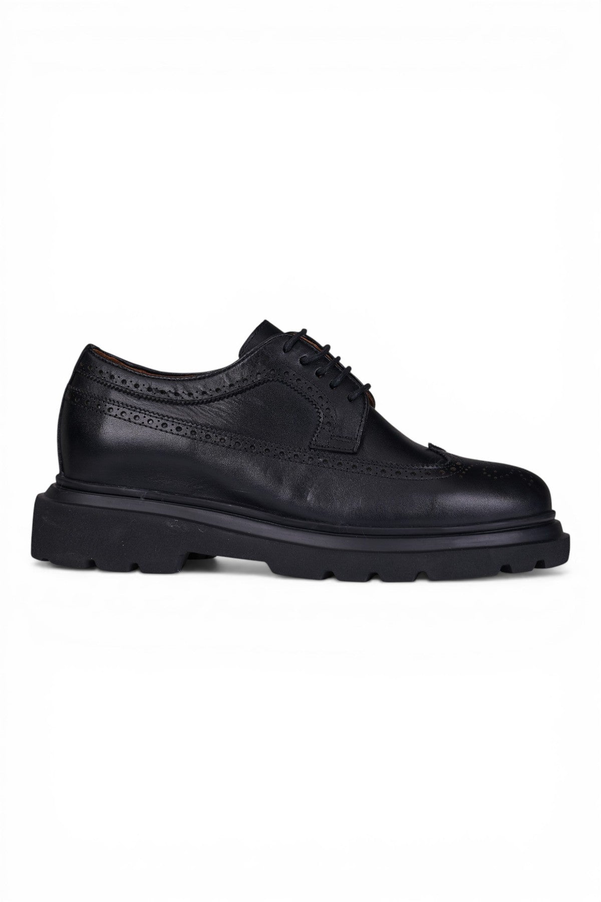 Gadoshoes Calvero Siyah Deri Ayakkabı (+7cm)