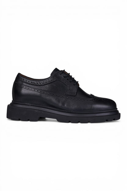 Gadoshoes Calvero Siyah Deri Ayakkabı (+7cm)